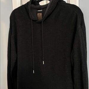 Mono B Classic Black Lightweight Sweater Hoodie S